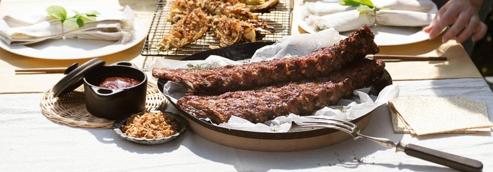 Sweet spicy spareribs